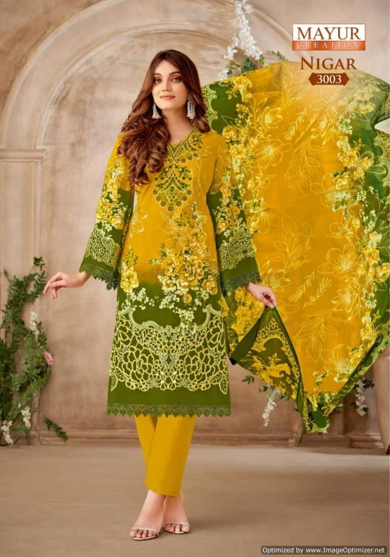 Mayur Nigar Vol 3 Cotton Wholesale Salwar Suit Catalog — Wholesale Salwar Suits, Mayur Dress wholesale from Surat - Gallery Image 5